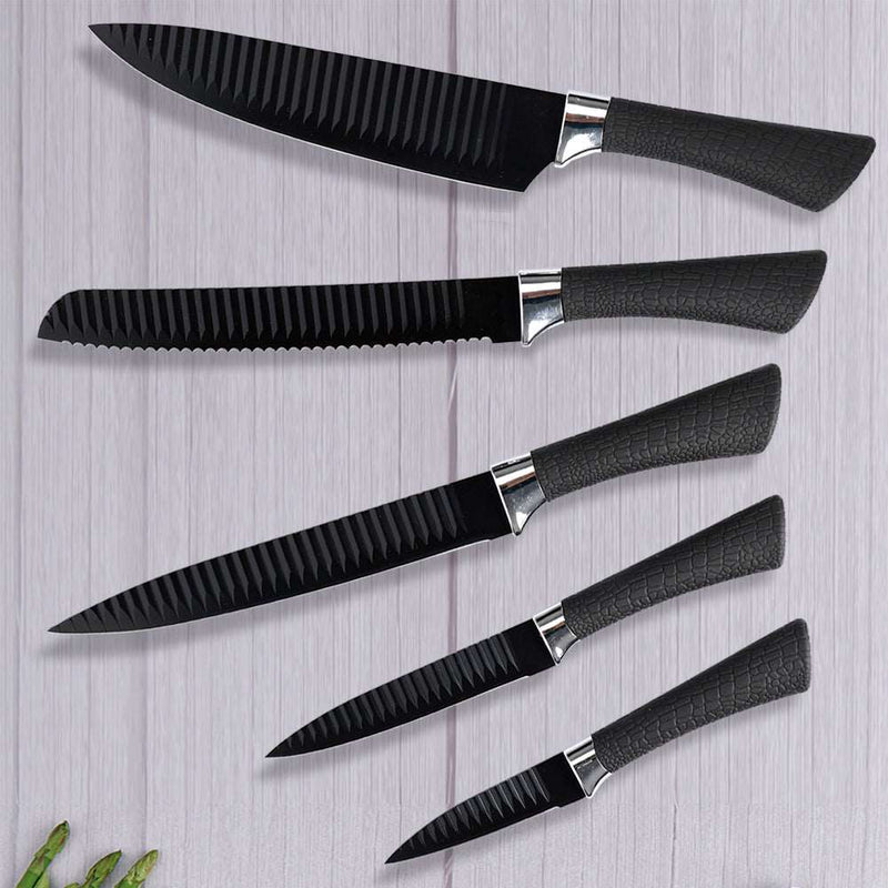 SET de 5 CUCHILLOS PROFESIONALES de COCINA